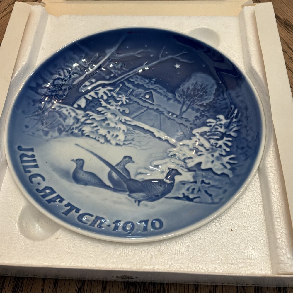Bing & Grondahl 1970 Christmas Plate –‎ Excellent Condition – In Original Box